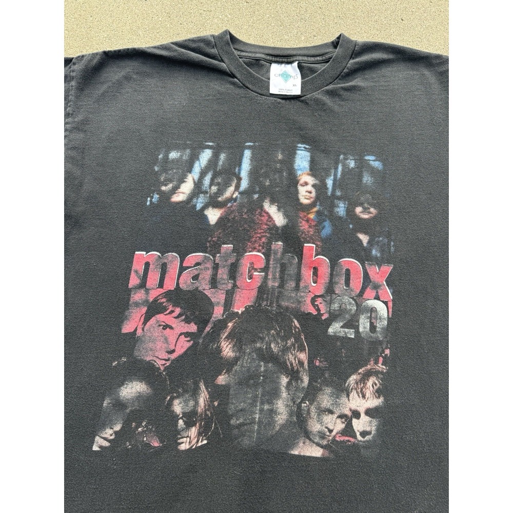 Vintage 2001 Matchbox Twenty 20 Rap Style Parking Lot T-Shirt Size XL
